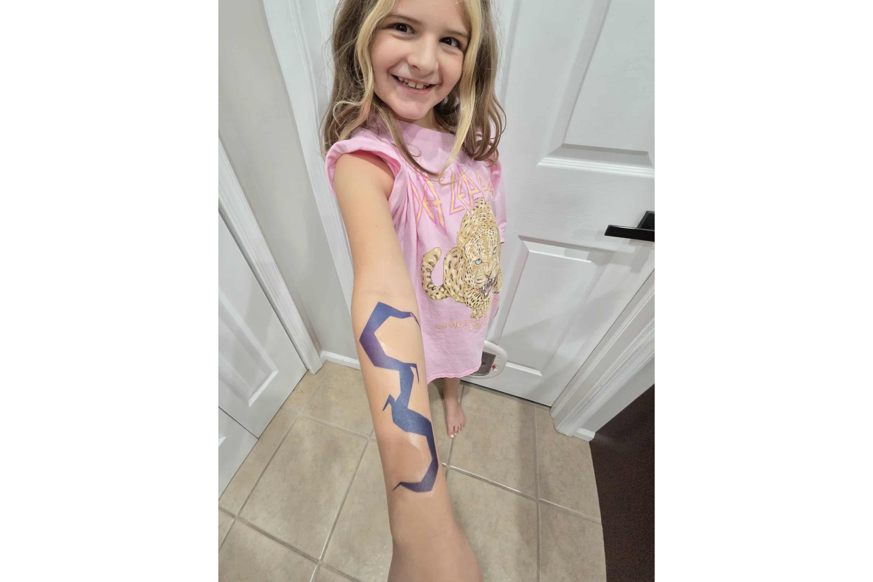 Rumi Patterns, Temporary Tattoo
