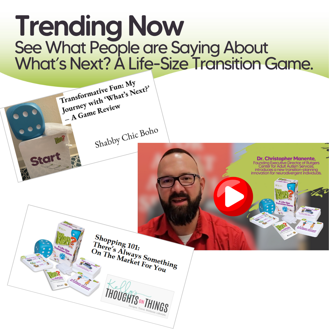 What's Next? A Life-Size Transition Game - M&J Games, LLC