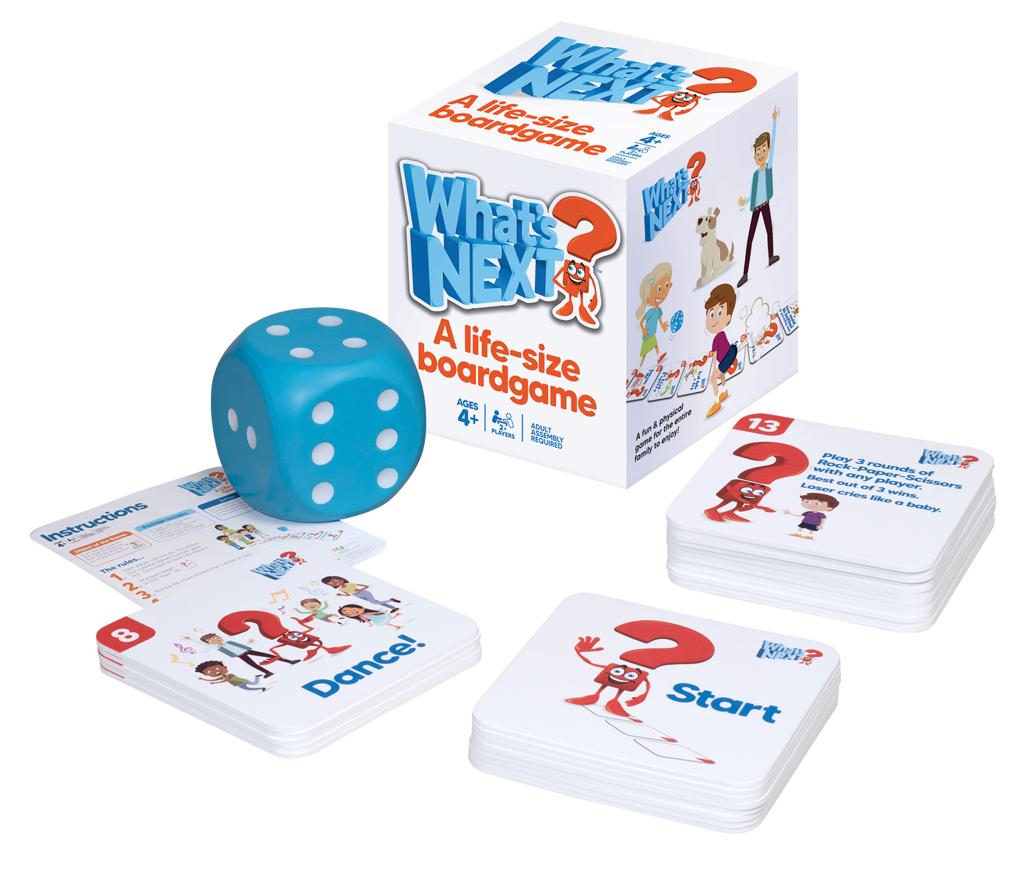 What's Next? A Life-Size Boardgame – First Edition - M&J Games, LLC