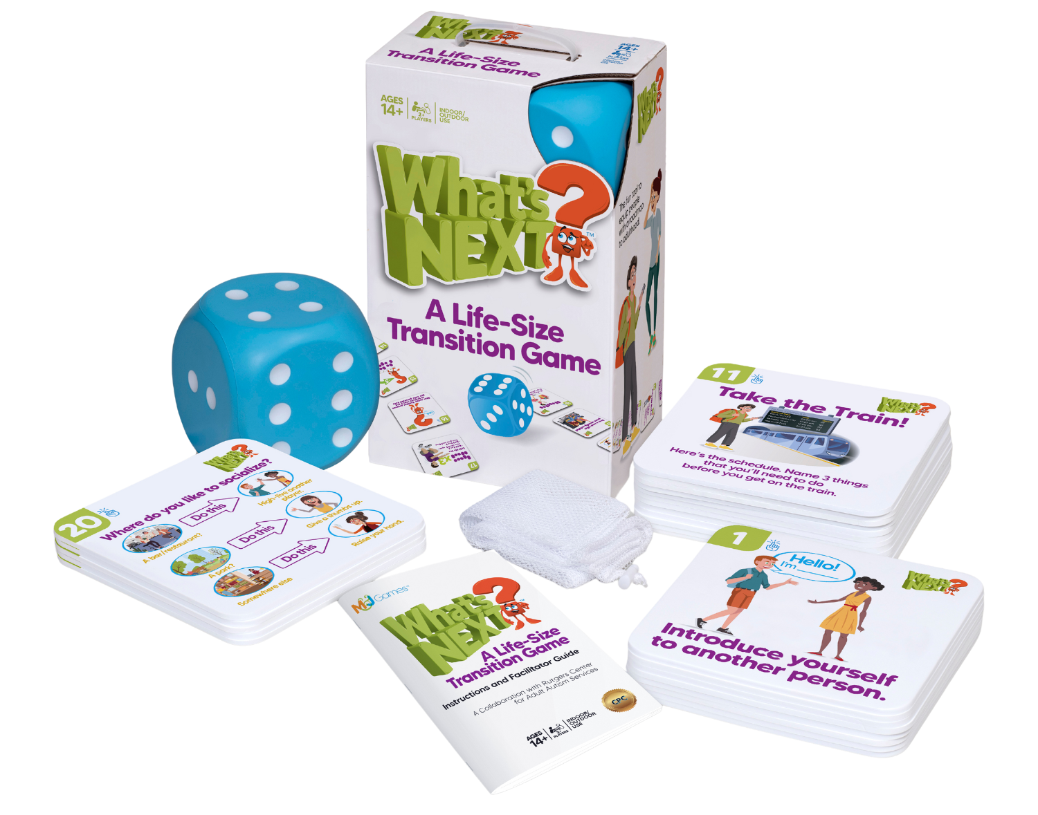 What's Next? A Life-Size Transition Game - M&J Games, LLC