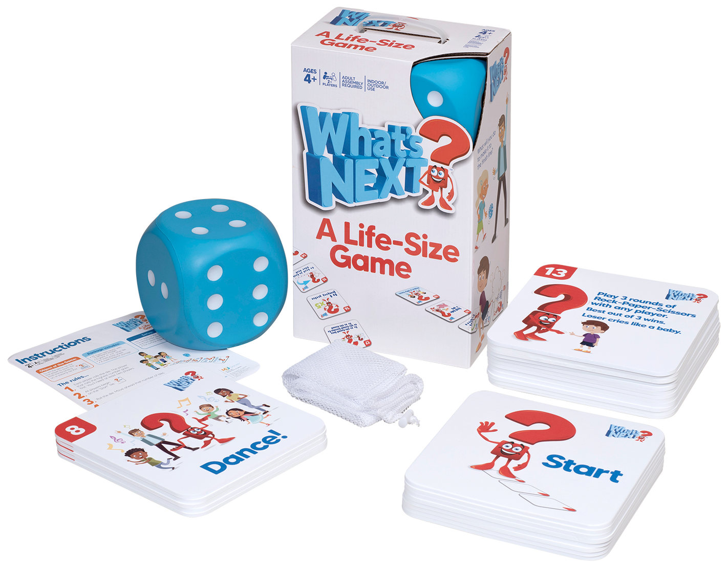 New & Improved What's Next? A Life-Size Game - M&J Games, LLC